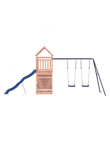 Set da Gioco da Esterno in Legno Massello di Douglas