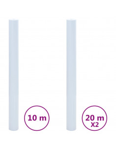 Pellicole Statiche Smerigliate Bianche 3pz in PVC 2