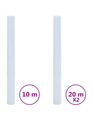 Pellicole Statiche Smerigliate Bianche 3pz in PVC