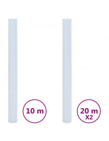 Pellicole Statiche Smerigliate Bianche 3pz in PVC
