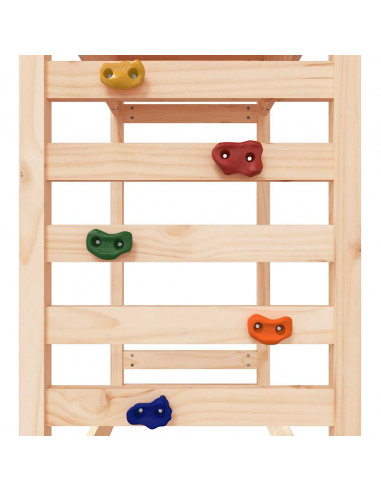 Set da Gioco da Esterno in Legno Massello di Pino