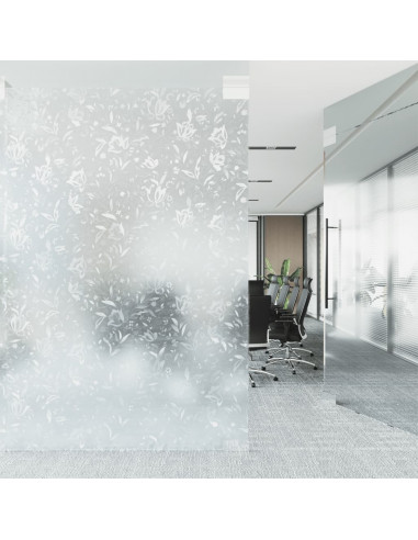 Pellicole per Finestre Smerigliate 2pz Motivo Fiori in PVC