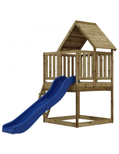 Set da Gioco da Esterno in Legno di Pino Impregnato