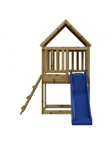 Set da Gioco da Esterno in Legno di Pino Impregnato