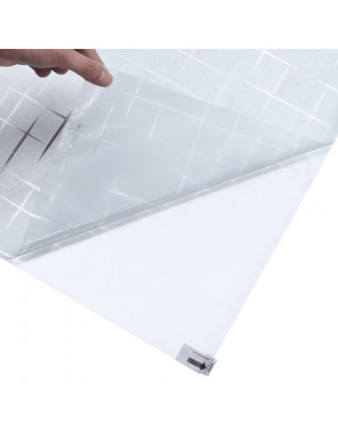 Pellicole per Finestre Smerigliate 2pz Motivo Stella in PVC