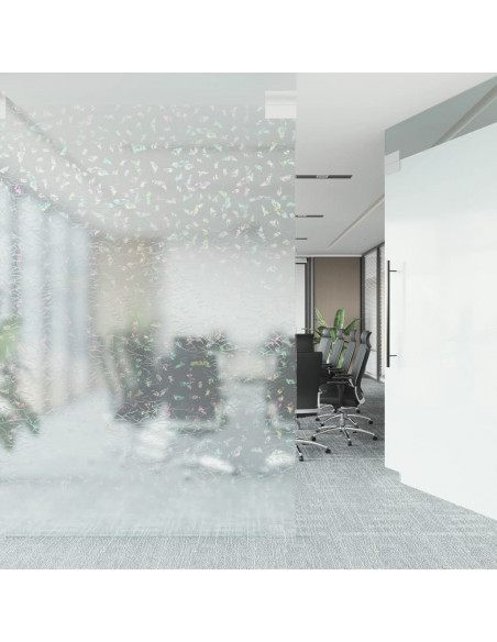 Pellicole per Finestre Smerigliate 5pz Motivo Arcobaleno in PVC
