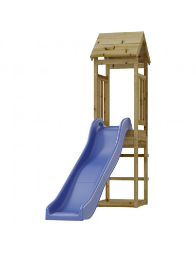 Set da Gioco da Esterno in Legno di Pino Impregnato