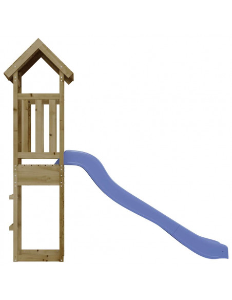 Set da Gioco da Esterno in Legno di Pino Impregnato