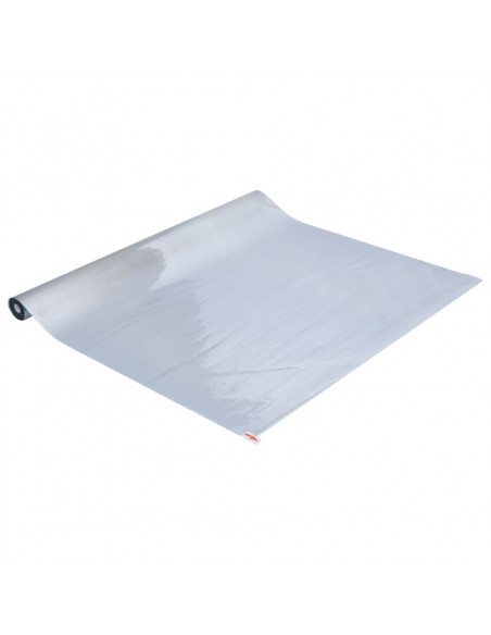 Pellicole Solari Statiche 5pz Effetto Riflettente Argento PVC