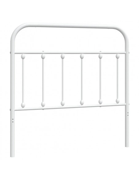 Testiera in Metallo Bianco 100 cm