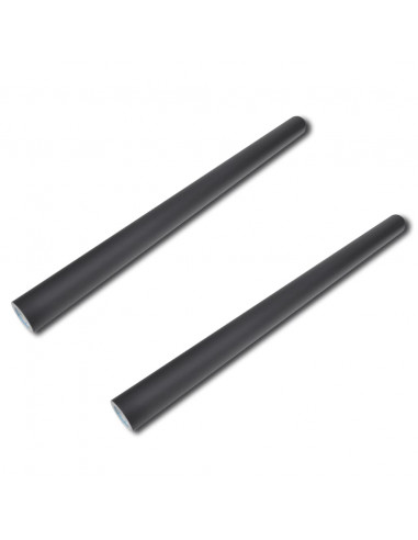 Lavagna Adesiva da Parete 0,45x2 m 2 Rotoli con Gessetti