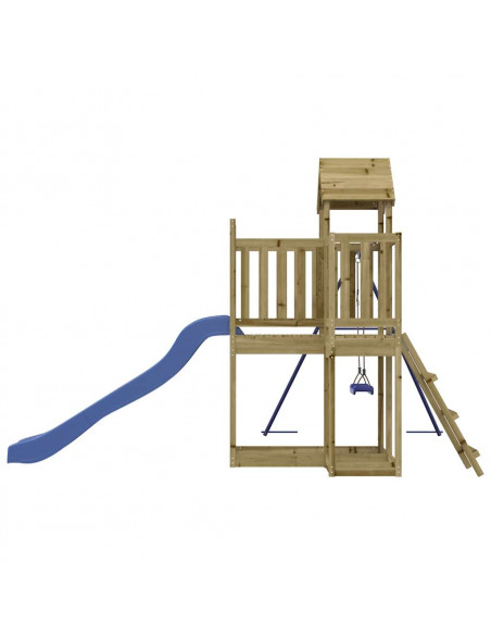 Set da Gioco da Esterno in Legno di Pino Impregnato