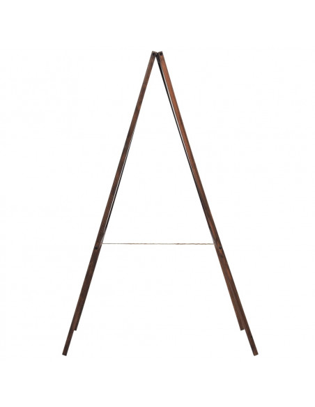 Lavagna Bifacciale con Cavalletto in Legno di Cedro 60x80 cm