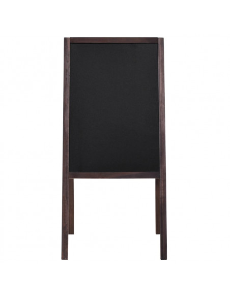 Lavagna Bifacciale con Cavalletto in Legno di Cedro 40x60 cm