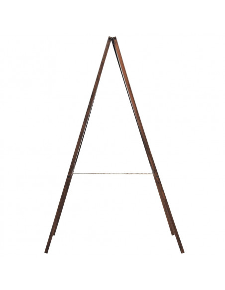 Lavagna Bifacciale con Cavalletto in Legno di Cedro 40x60 cm