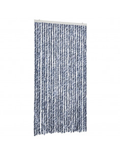 Tenda Antimosche Blu e Bianca 100x230 cm in Ciniglia 2