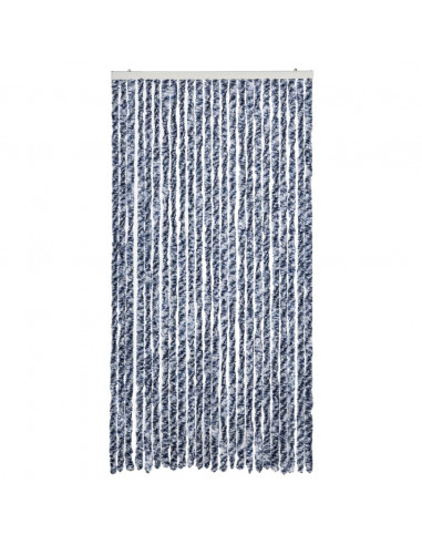 Tenda Antimosche Blu e Bianca 100x230 cm in Ciniglia