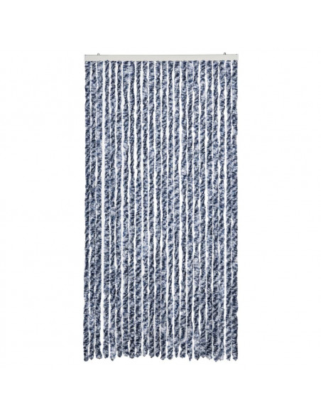 Tenda Antimosche Blu e Bianca 100x230 cm in Ciniglia