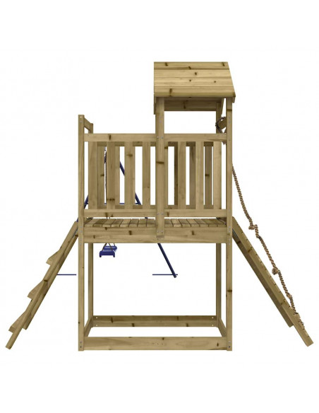 Set da Gioco da Esterno in Legno di Pino Impregnato