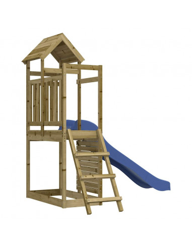 Set da Gioco da Esterno in Legno di Pino Impregnato