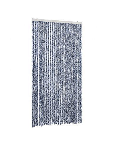 Tenda Antimosche Blu e Bianca 100x200 cm in Ciniglia