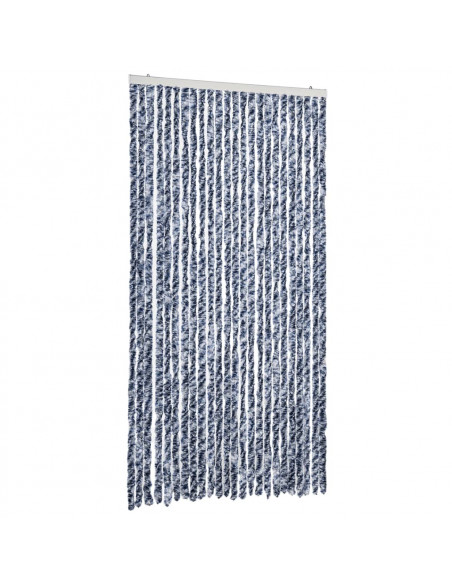 Tenda Antimosche Blu e Bianca 100x200 cm in Ciniglia