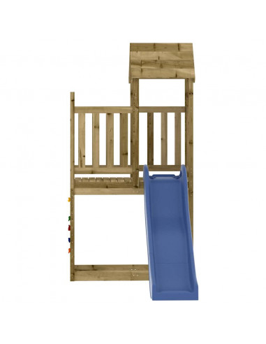 Set da Gioco da Esterno in Legno di Pino Impregnato