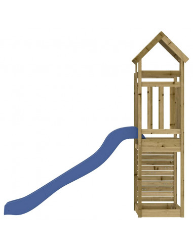 Set da Gioco da Esterno in Legno di Pino Impregnato