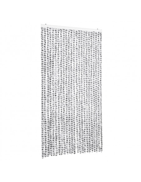 Tenda Antimosche Grigio Chiaro e Grigio Scuro in Ciniglia