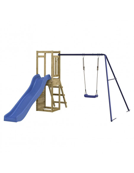 Set da Gioco da Esterno in Legno di Pino Impregnato