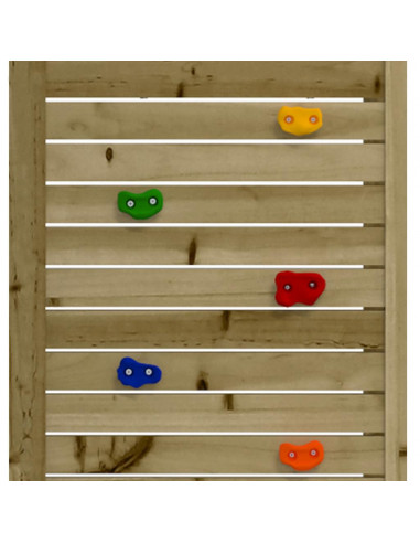 Set da Gioco da Esterno in Legno di Pino Impregnato