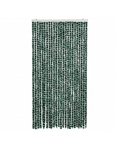 Tenda Antimosche Verde e Bianca 100x200 cm in Ciniglia
