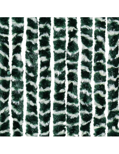 Tenda Antimosche Verde e Bianca 100x200 cm in Ciniglia