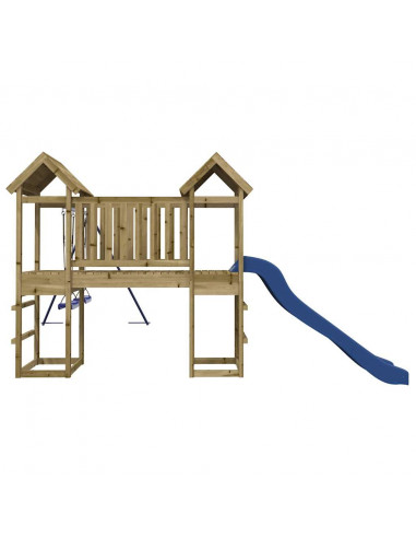Set da Gioco da Esterno in Legno di Pino Impregnato
