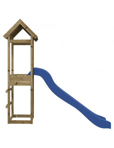 Set da Gioco da Esterno in Legno di Pino Impregnato