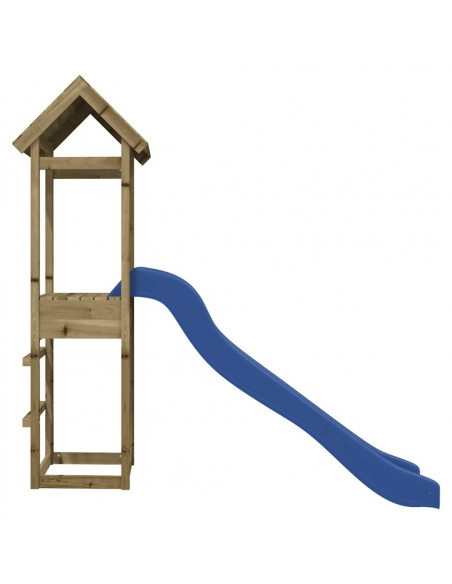 Set da Gioco da Esterno in Legno di Pino Impregnato