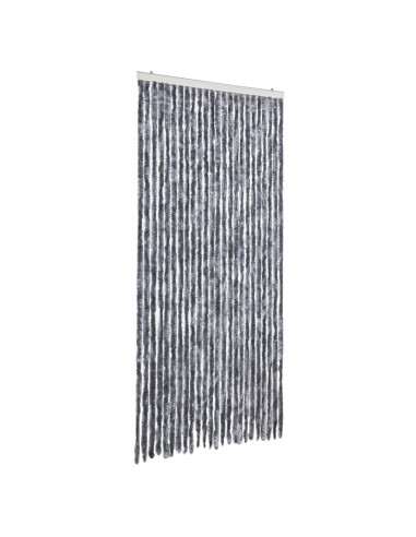 Tenda Antimosche Grigio Argento 100x230 cm in Ciniglia