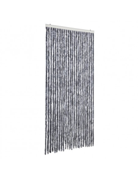 Tenda Antimosche Grigio Argento 100x230 cm in Ciniglia