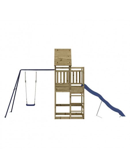 Set da Gioco da Esterno in Legno di Pino Impregnato