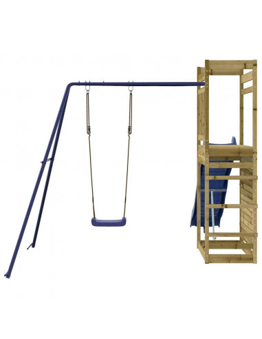 Set da Gioco da Esterno in Legno di Pino Impregnato