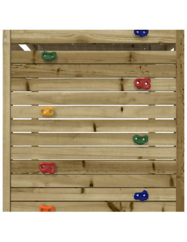 Set da Gioco da Esterno in Legno di Pino Impregnato