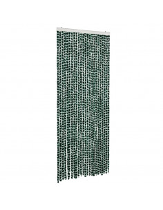 Tenda Antimosche Verde e Bianca 100x230 cm in Ciniglia 2