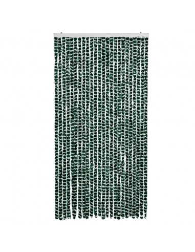 Tenda Antimosche Verde e Bianca 100x230 cm in Ciniglia