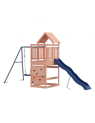 Set da Gioco da Esterno in Legno Massello di Douglas