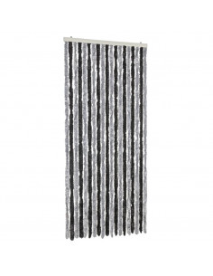 Tenda Antimosche Grigia e Nera 56x185 cm in Ciniglia 2
