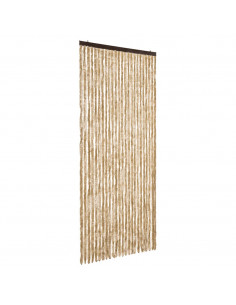 Tenda Antimosche Beige 100x230 cm in Ciniglia 2