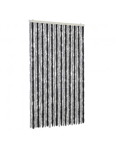 Tenda Antimosche Grigia e Nera 100x200 cm in Ciniglia
