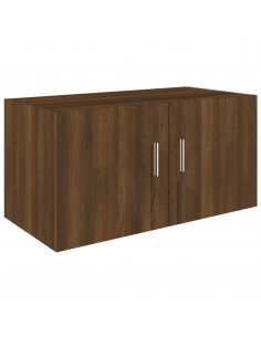 Armadietto da Muro Rovere Marrone 80x39x40cm Legno Multistrato 2