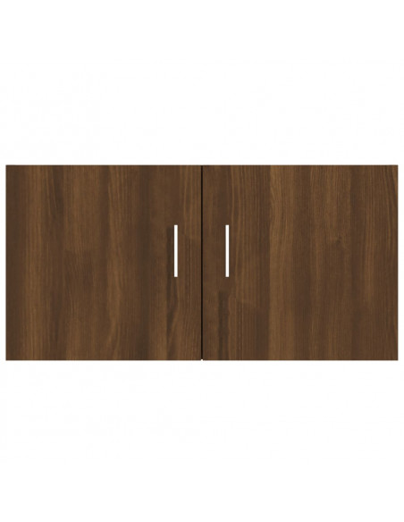 Armadietto da Muro Rovere Marrone 80x39x40cm Legno Multistrato