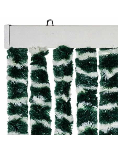 Tenda Antimosche Verde e Bianca 56x200 cm in Ciniglia